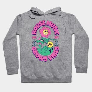 HOUSE MUSIC - Grows Vibes (Pink/Green/Yellow) Hoodie